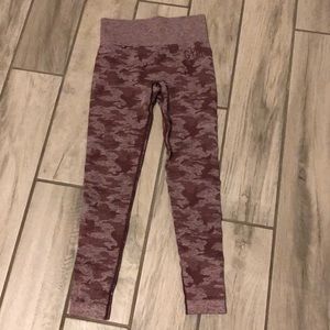 Gymshark high rise seamless camo leggings